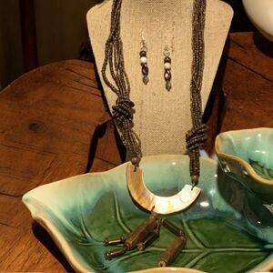 Tribal Fetish Beaded Necklace Set